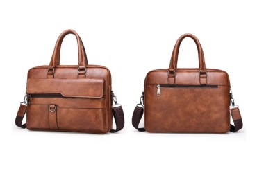 Executive Leather Business Briefcase